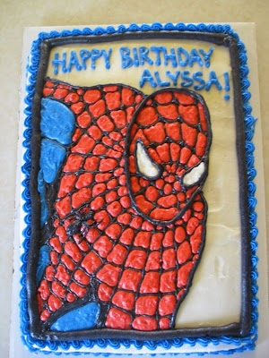Spiderman Birthday Cake on Sweet Inspirations  Spiderman