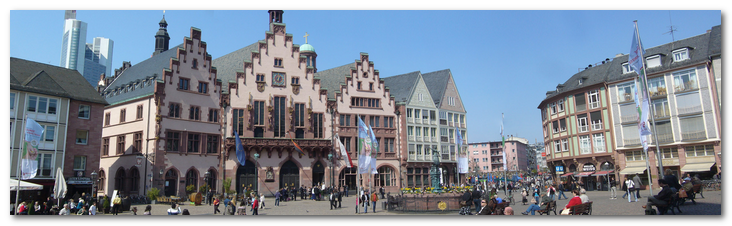 Tham quan tòa thị chính Römer ở Frankfurt Đức