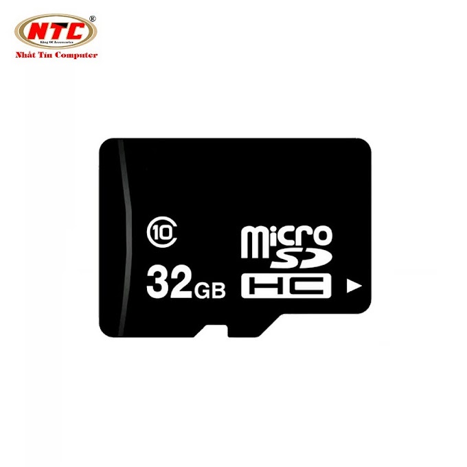 Thẻ nhớ microSDHC NTC 32GB Class 10 (Đen) + Tặng kèm hộp thẻ
