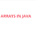 Arrays in java