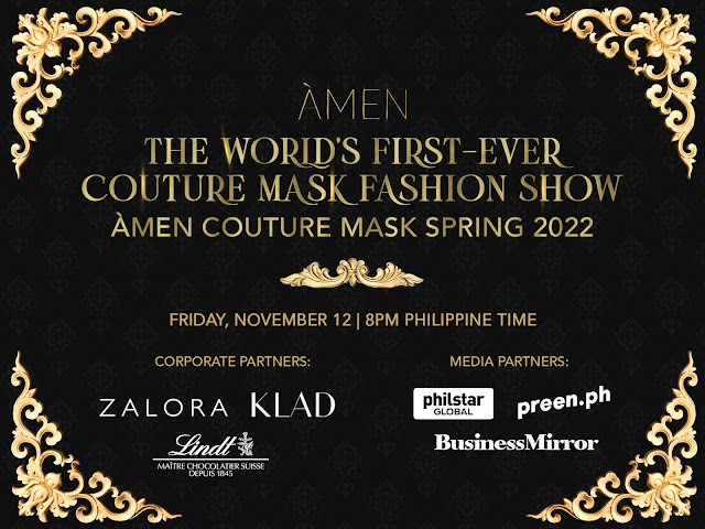 ÀMEN A FILIPINA-LED BRAND HOSTS THE WORLD’S FIRST-EVER  COUTURE MASK FASHION SHOW