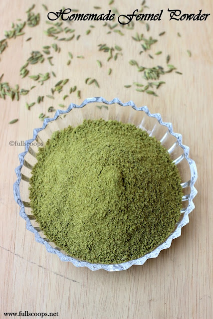 Homemade Fennel Powder