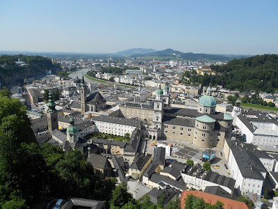 Vistas Sazlburgo desde Fortress Hohensalzburg