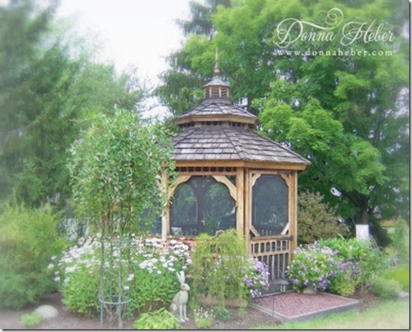 Gazebo with Daisies 7-24-12