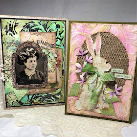 Frilly and Funkie https://frillyandfunkie.blogspot.com/2019/04/saturday-showcase-seth-apters-baked.html Spring Card Tutorial with Tim Holtz 3D Embossing Seth Apter Baked Velvet by Sara Emily Barker 34
