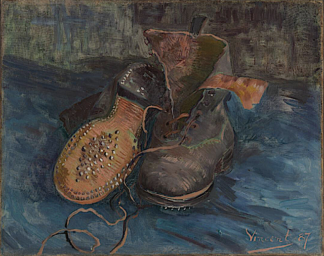 Vincent van Gogh (1853-1890) Une paire de bottes,1887 Huile sur toile, 32,7 x 41,3 cm Baltimore Museum of Art