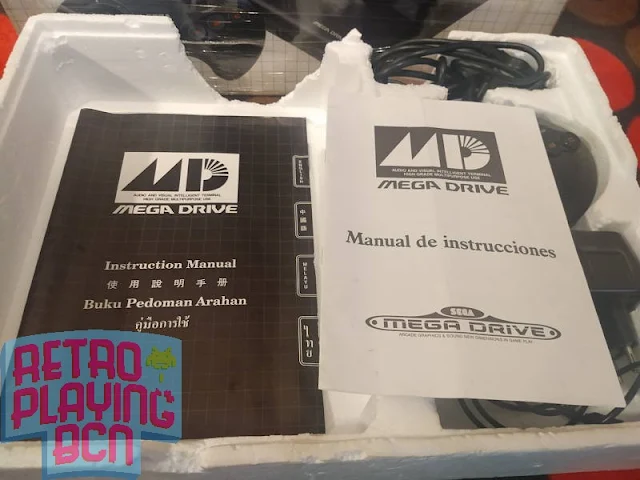 manuales de instrucciones megadrive pal asia