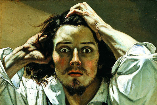 Courbet - hombre desesperado