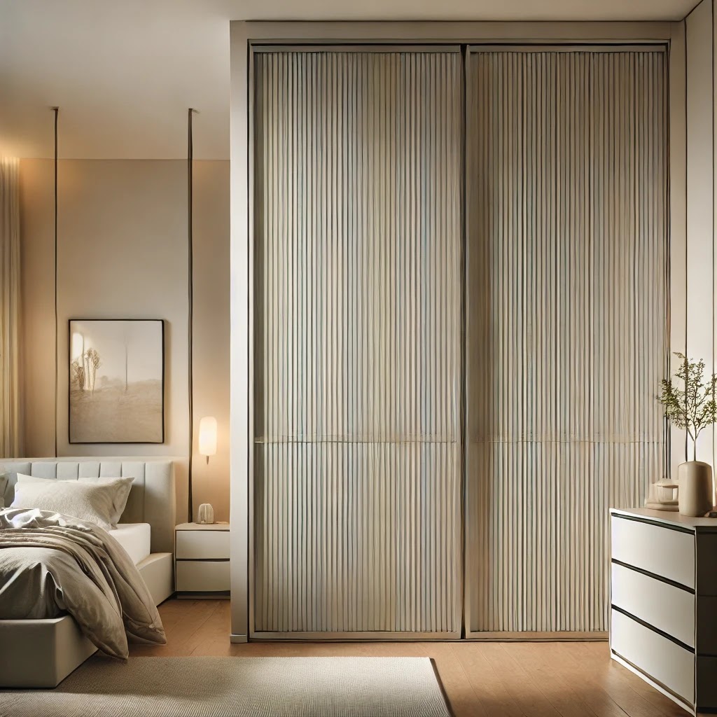 Sliding Wardrobes with Vertical Patterns