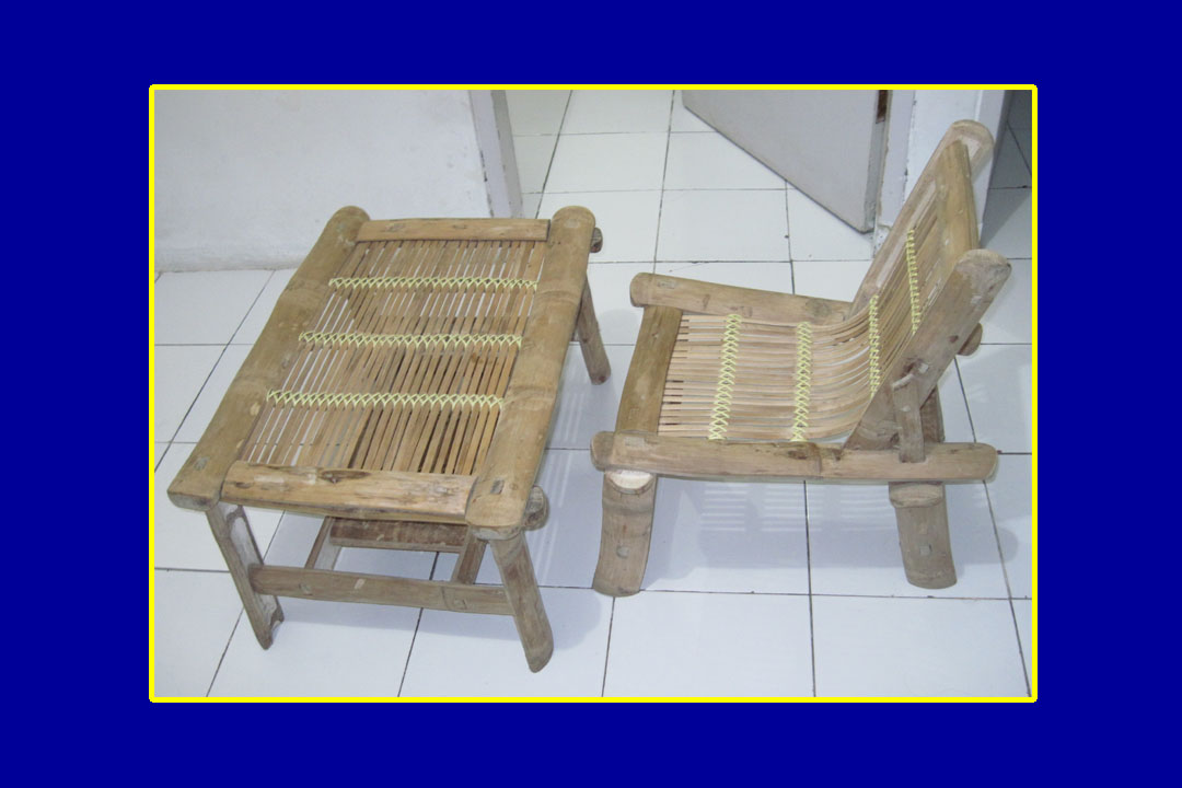 ANEKA BARANG DAN JASA KURSI  BAMBU  CANTIK BAMBOO CHAIR