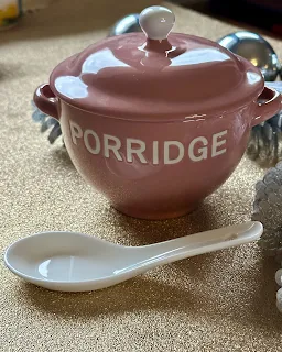 Cotton Traders Porridge Bowl and Spoon