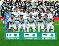 ELCHE C. F. Temporada 2022-23. Edgar Badía, Enzo Roco, Mojica, Gumbau, Bigas, Ezequiel Ponce. Tete Morente, Roger, Omar Mascarell, Álex Collado, Pol Lirola. ELCHE C. F. 1 U. D. ALMERÍA 1 Lunes 22/08/2022, Campeonato de Liga de 1ª División, jornada 2. Elche, Alicante, estadio Manuel Martínez Valero: 23.361 espectadores. GOLES: 0-1: 23’, Umar Sadiq. 1-1: 30’, Álex Collado.