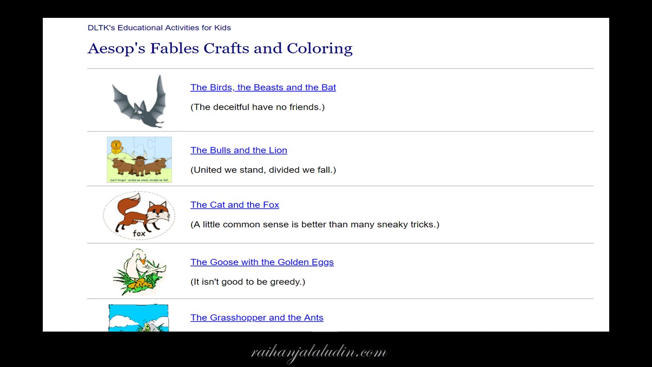 Koleksi Cerita Kanak-Kanak (Bahasa Inggeris) - Raihan Jalaludinu0027s Blog