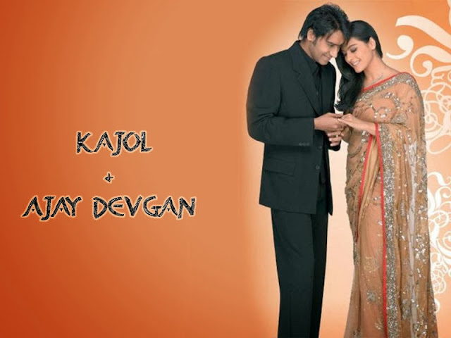 Kajol Devgan & Ajay Devgan Wallpaper Download
