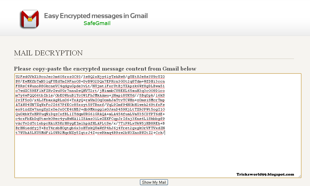 How To Send Encrypted Emails In Gmail With SafeGMail