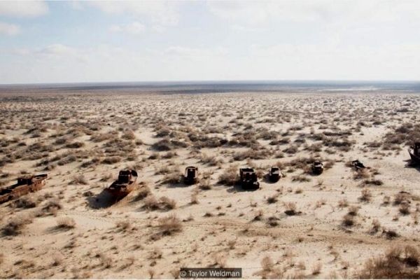 O mar de Aral virou deserto