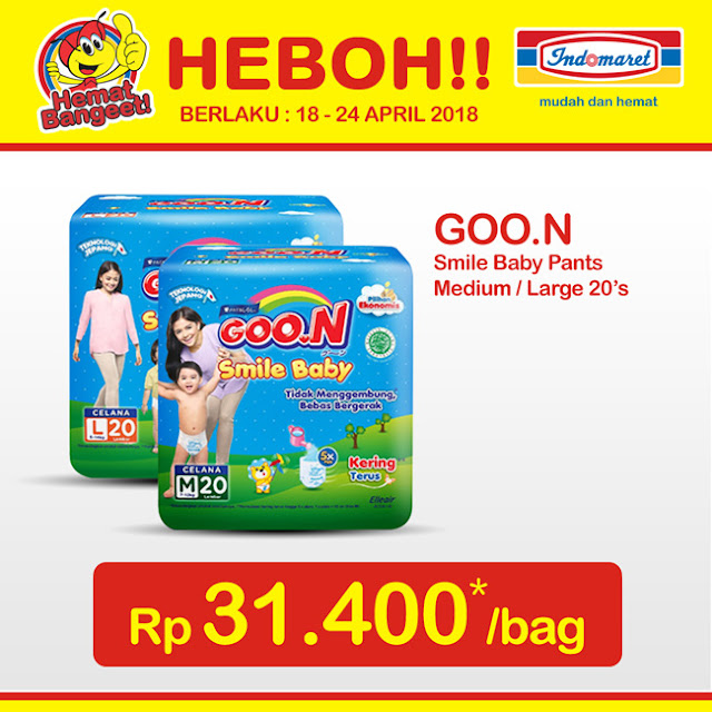 Katalog Harga Promo INDOMARET Promo Heboh Mingguan 18 - 24 April 2018