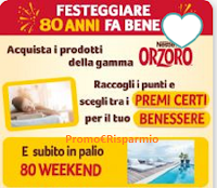 Logo Concorso ''Orzoro80'': vinci weekend benessere e premi benessere certi