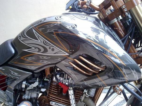  Modifikasi  Honda Mega  Pro  2007 Full Airbrush