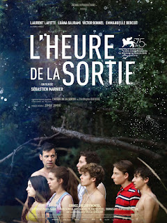 affiche du thriller L'HEURE DE LA SORTIE avec Laurent Lafitte
