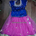 Pink and Blue Pearl Lehenga