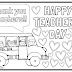 Happy Teachers Day Coloring Pages