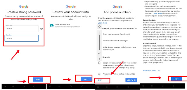 How To Create Play Store/Gmail Account