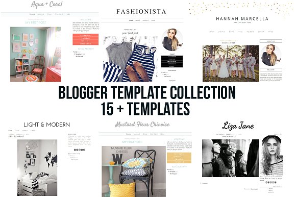 CreativeMarket – Blogger Blogspot Template Collection