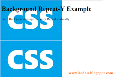 CSS Background Repeat-Y Example