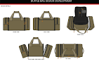 create all kind of bag design such as travel bag school b