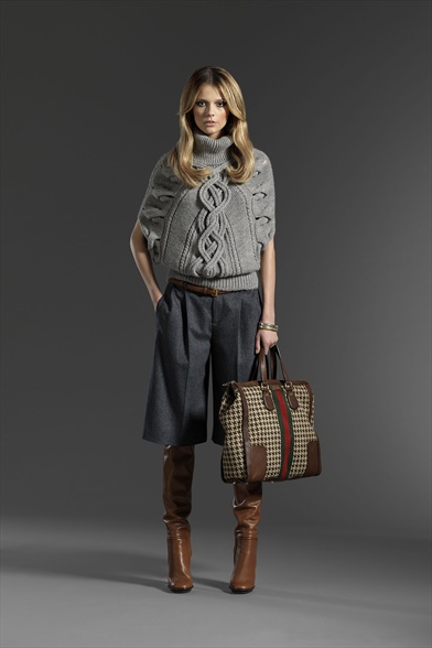 Gucci Prefall collection, coats, cabans, pants, skirts, Sartorial jackets, daywear, Fibre2fashion