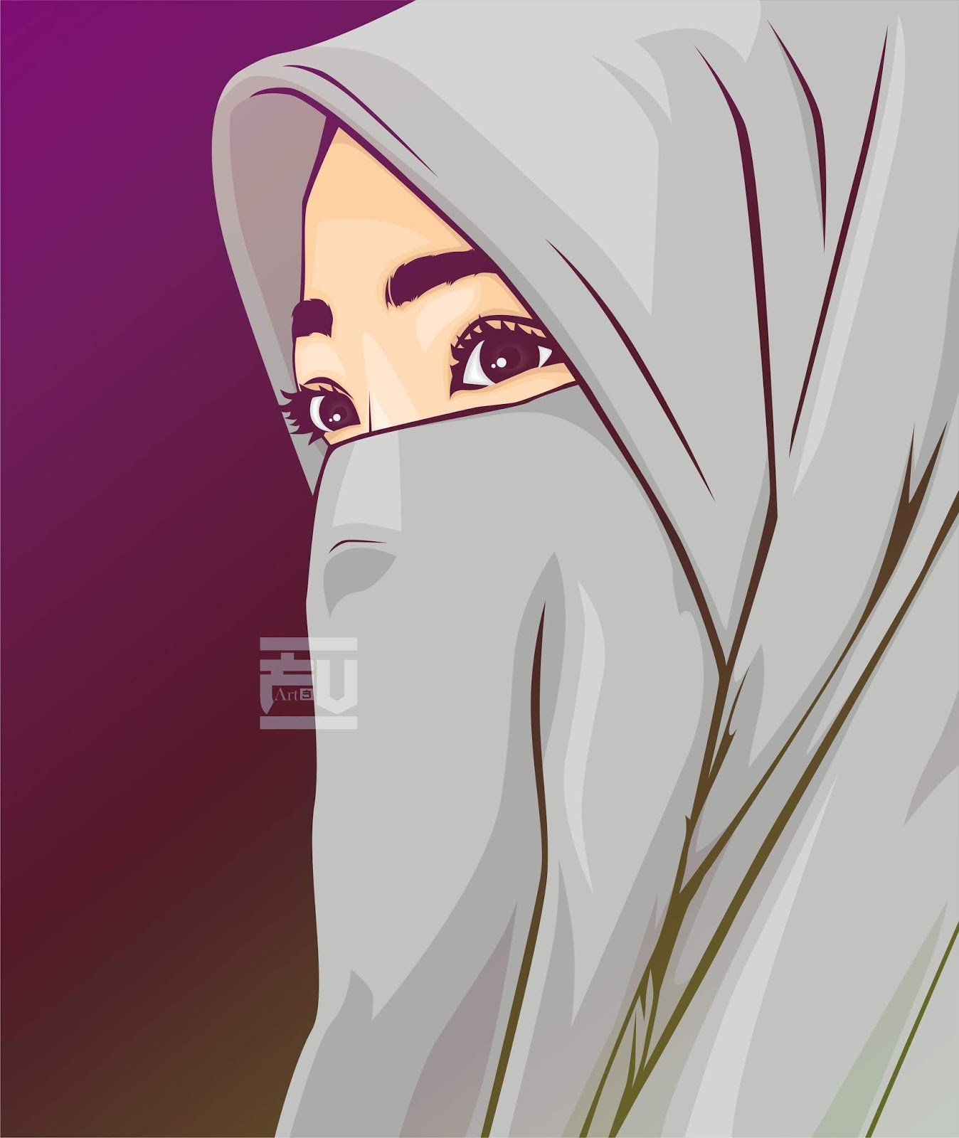 Download Gambar Kartun Muslimah Solehah  Gambar Kartun  