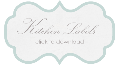 free printable kitchen labels