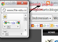 Cara membuat Menu PopUp Window pada Blog