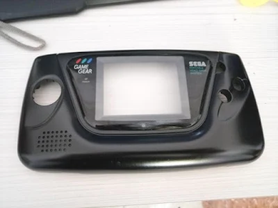 carcasa game gear reparada y lijada