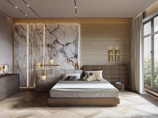gambar kamar tidur modern elegan