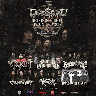 Band DEADSQUAD Konser Reuni Di Bulungan 10 Maret 