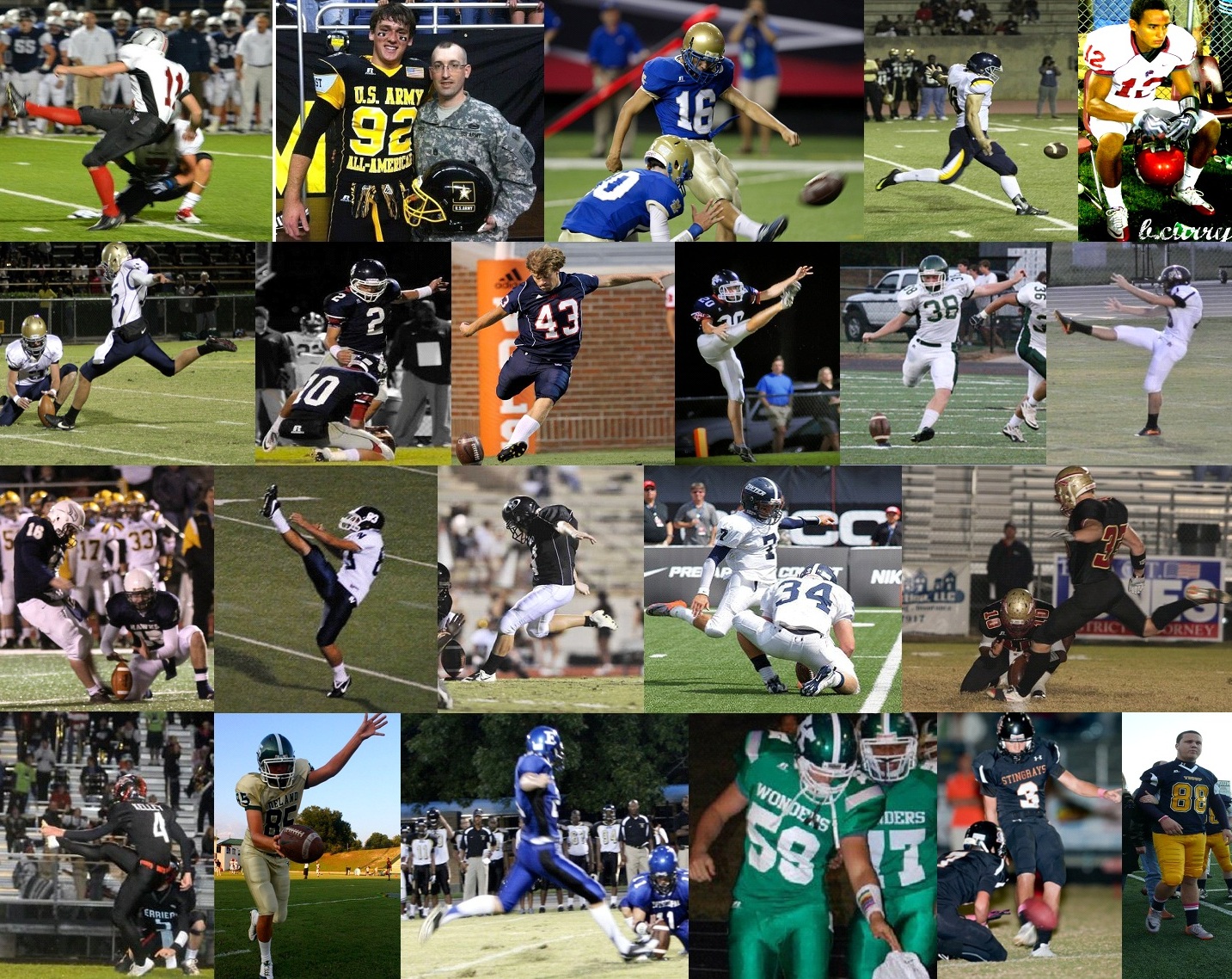 ONE ON ONE KICKING: One On One Kicking Class of 2012 Commits