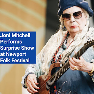 Surprise Performance by Joni Mitchell at Newport Folk Festival