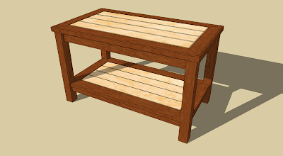 wood plans coffee table