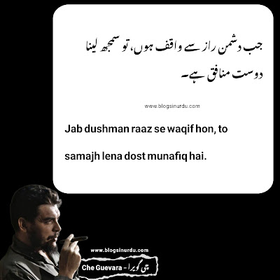 Che Guevara Quotes in Urdu - چی گویرا