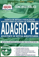 apostila concurso Adagro 2018 - assistente de defesa agropecuária