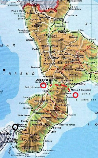Mappa Calabria