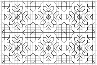 free blackwork motif fill pattern