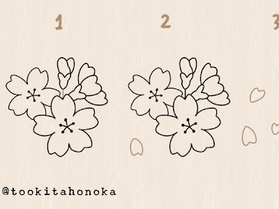 [最も好ましい] 桜 イラスト 簡単 かわいい 114497