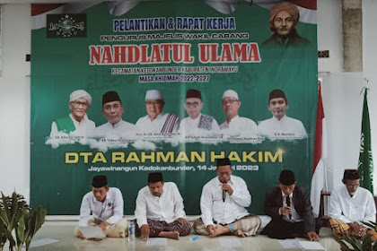 Ketua Tanfidziyah MWCNU Kedokanbunder: Kepengurusan Baru, Semangat Baru.