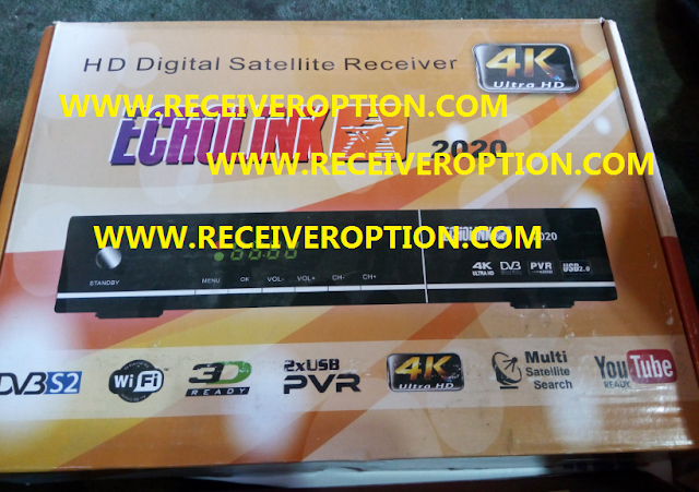 ECHOLINK 2020 HD RECEIVER AUTO ROLL POWERVU KEY NEW SOFTWARE BY USB