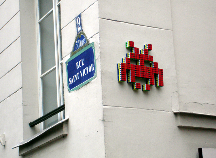 Rue St. Victor - Space Invader