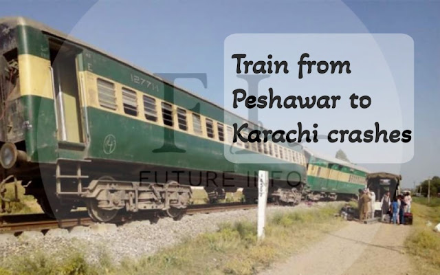 Train from Peshawar to Karachi crashes