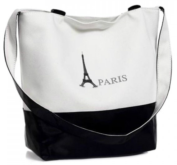 Bolso black and white 